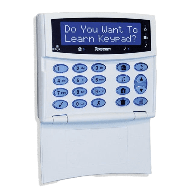 A keypad with the words do you want to learn keep.